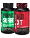 남자 PRIMASURGE (60 캡슐) & N.O. XT Nitric 산화물 보충 (90 캡슐) 근육 성장, 펌프, & 에너지에 대 한