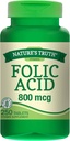 Nature's Truth Folic Acid 800 Mcg 250 탭, 250 개 (팩 3)