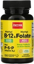 Jarrow 공식 메틸 B-12 & 메틸 Folate - 100 Chewable 정제, 레몬 - 2의 팩 - 생물 활성 비타민 B12 & B9 - 에너지 생산, 뇌 기능 및 대사 지원 - 200 총 서빙