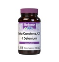 BlueBonnet Beta Carotene C 및 E 플러스 셀렌 채식 캡슐, 120 카운트, 화이트