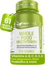 허브토닉 여성용 전복 다비타민 | Superfoods, Real Raw Veggies, Fruits, Vitamin E, A, B Complex | Women Multivitamin | Non-GMO 120 Vegan 캡슐