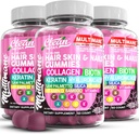 Biotin Keratin Hyaluronic 산 대나무 비타민 A C 비타민 D 비타민 E Folate를 가진 Multimane 교원질 Gummies는 청결한 Nutra에 의하여 Palmetto 실리카 B3 비타민 머리 피부와 못 Gummies를 보았습니다