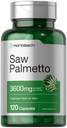 Horbäach Saw Palmetto Extract | 120 캡슐 | Non-GMO 및 글루텐 프리 포뮬러 | 톱 팔로메 Berries에서