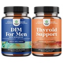 Panax Ginseng Bioperine Grapeseed & Prostate Health를 위한 Astragalus와 L Tyrosine, Bladderwrack, Selenium & Pure Ashwagandha를 가진 남자를 위한 DIM 보충교재의 뭉치