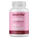 Citrus Bioflavinoids와 함께 BESTVITE 비타민 C 1000mg (120 채식 캡슐) - Stearates 없음 - Vegan - Non GMO - 글루텐 무료