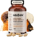 Adaptogenic 버섯 추출물 혼합 사자 Mane, Reishi, Cordyceps, Chaga 보충교재, 120의 캡슐.