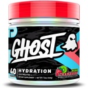 GHOST Hydration, Kiwi Strawberry, 40 Serv, Electrolyte Powder - 마그네슘, 칼륨, 칼슘, 비타민 C 및 타우린과 함께 음료 혼합 보충 - 식초, 콩, 설탕 및 글루텐