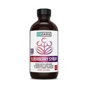 Zhou Nutrition Elder-Mune+ Syrup - 성인을 위한 유기 검정 Elderbery Syrup, Apple Cider Vinegar, Echinacea Tincture, 자연적인 웰니스를 가진 Immune 지원 Elixir - 8 Fl Oz 유리병