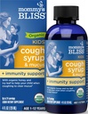 Mommy's Bliss Organic Kids Cough Syrup 및 Mucus Relief + Immunity Support, Agave & Honey, Ivy Leaf, Elderberry, 아연, 비타민 C, 4 Fl Oz