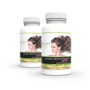Wellgenix Purvana 최대 머리, 피부, & 못 비타민 캡슐, 두 배 힘 Biotin 5000MCG, Fo-Ti 뿌리, VIT A & B의 Folic 산 (2 팩)