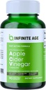 INFINITE AGE 1950mg Apple Cider Vinegar 캡슐, 90 카운트 - 미국에서 제작 된 Vegan, Gluten Free, All-Natural - 60mg Cayenne Fruit - No Fillers, Ultra Concentrated