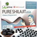 Natural Pure Shilajit Tablets 아날로그 Raw Resin Mumiyo Dry Drops 60 Tablets - 에너지 및 대사를위한 85 + Trace Minerals가있는 200mg 100 % Himalayan Supplement, 면역 지원 - 남성 및 여성을위한 이상