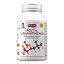 ANDREW LESSMAN Acetyl L 카르니틴 400 mg - 60 캡슐 - 신경계, 지방 및 에너지 대사, 건강한 뇌 기능, 뇌에 건강한 혈액 교류를 위한 지원. 간편한 캡슐.