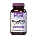 Bluebonnet Nutrition Multi One (철 포함) 야채 캡슐, 전체 스펙트럼 여러 비타민 보충, B 비타민, 글루텐 & 우유 무료, 코셔, 4 개월 공급, 120 개