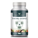 Tri-Methyl+ B Complex 메틸을 섞는 B 비타민 - MTHFR를 위한 가득 차있는 스펙트럼 메틸 B 복합체 비타민 보충교재 B12 Methylcobalamin, Adenosylcobalamin 및 Methylfolate의 활동적인 모양을 가진 지원