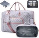 LOVEVOOK Travel Duffle Bag - Women's Weekender는 화장실 / 신발 포켓, 병원 노동 가방을 가진 하룻밤 노트북 및 체육관 가방에 운반