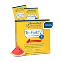 연구 영양 Liposomal 글루타티온 (450mg) 액체 젤 + 비타민 C - Tri-Fortify - Aid 자연적인 에너지, 면역 지원 & Detox - 흡수, 수박 (20 Packets)를 위해 임상 연구하는