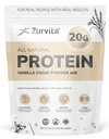 Zurvita - Vanilla Crème Protein Powder- Protein, Probiotics, 인공 감미료 없음, 24 + 비타민 & 미네랄, 140 Cal/Scoop - 26oz (20 인분)