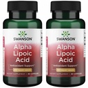 Swanson Alpha Lipoic Acid - 정상적인 범위 내에서 건강한 혈압 수준을 지원하는 천연 보충 - 탄수화물 대사 촉진 - (60 캡슐, 600mg 각각) (2 팩)