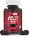 성인과 어린이를위한 Maxi 건강 천연 Laxative Gummies - Non-GMO 및 Vegan Senna Stool Softener Gummies - 변비 지원을위한 Berry 풍미 Chewable Laxative (60 개)