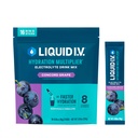 Liquid I.V.® Hydration Multiplier - Concord Grape | 일렉트로이트 파우더 드링크 믹스 | 1 팩 (16 인분)