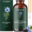 Betterbrand BetterLungs 까만씨 기름 Tincture 60ml 액체 공식