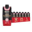 최적의 영양 골드 표준 단백질 쉐이크, 24g 단백질, 음료 단백질 음료, 딸기, 11 Fl Oz, 12 카운트 (패키지 1) (패키지 5 월 Vary)