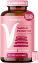 Prebiotics, Cranberry Extract 및 Lactobacillus Probiotic Blend를 가진 여성을위한 최적의 Prime Vaginal Probiotics는 건강한 Vaginal Flora, Odor Control, pH Balance, 2 개월 공급, 120 캡슐을 지원합니다.