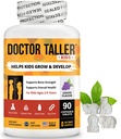 Doctor Taller Kids - 어린이 멀티 비스듬한, 유아 비타민 - 지원 뼈 힘, 칼슘을 가진 강화된 면역성이, 나이 2에서 9를 위한 Multivitamins - 포도 풍미 - 90 Chewable 정제 | 6 주 공급