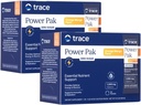 Trace Minerals Power Pak Multivitamin 및 Multimineral Packets - 전해질 지원 - 1200 mg 비타민 C 플러스 70 + 추적 미네랄 - 설탕 무료 - 오렌지 망고 맛 - 60 패킷