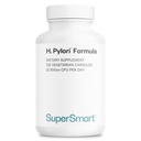 Supersmart H. Pylori 공식 하루 20 억 CFU - Probiotic Lactobacillus Reuteri DSM 17648 보충 | 비 GMO 및 글루텐 무료 - 120 채식 캡슐