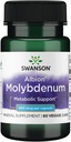 Swanson Albion 킬레이트 몰리브덴 400 mcg 60 Veg 캡슐