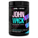 Jacked Factory X John Wick - Wick Mode Pre Workout Powder - 강렬한 에너지, 전투-Ready Focus, Unstoppable Commitment 및 Sheer Will - 40 서빙, Baba Yaga Blue Raz
