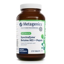 Metagenics SpectraZyme Betaine HCI + Pepsin - Betaine HCl & Pepsin - Proteolytic Digestive Enzyme* - Non-GMO - 135 서빙 - 270 기타 제품