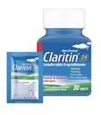성인을 위한 Claritin 알레르기 약, 24-Hour 비 소화 Loratadine 10mg 알약, Antihistamine, 30의 정제 + 1ct에 고 기복