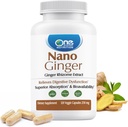 1개의 행성 영양 나노 생강 뿌리 250 mg Veggie 캡슐 (120의 서빙), 순수한 생강 뿌리 추출물, 우량한 흡수를 위한 나노는, 소화 건강, 비 GMO, Vegan 글루텐을 해방합니다