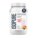 Isopure Clear Whey Isolate Protein Powder, Lactose Free, Gluten Free, Naturally flavored, Tropical Punch, 20g Protein Per 서빙 당 1.9 Lbs, 36 서빙 (5 월 Vary)