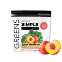 청결한 간단한 식사 최고 녹색 분말, Chlorella, Spirulina, Superfoods & Prebiotic 섬유, 인공 성분 없음, 글루텐 자유로운, 복숭아 녹색 풍미, 30 Srvgs를 가진 자연적으로 맛을 내는 녹색 분말