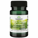Swanson Black Ginger Extract - 건강한 혈액 순환 및 물리적 활력을 촉진합니다. 5 월 원조 심장 건강, 근육 조직 및 웰빙 - (30 Veggie 캡슐, 100mg 각) 1 팩