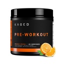 Kaged Original Pre Workout Powder | 오렌지 크러시 | Creatine, Beta Alanine, L-Citrulline, BCAA를 사용한 사전 운동 | 274 mg Organic Caffeine | 남성용 사전 보조제 | 20 인분