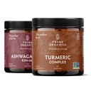 TRIBE ORGANICS 밸런스 듀오 - KSM-66 Ashwagandha 120ct + Turmeric Curcumin C3 Complex 120ct
