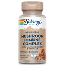 SOLARAY Organically Grown Fermented Mushroom Immune Complex 600 mg | 건강한 면역 기능 지원 | 100 VegCaps