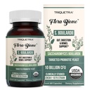 유기 Saccharomyces Boulardii - 10 억 CFU - 임상적으로 검증 된 CNCM I-1079 Probiotic Strain - Gut, Digestion & Healthy Bowel Support - S. Boulardii Probiotic의 첫 유기 형태 - 60 조사