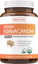 USDA 유기 Ashwagandha 보충교재 - 강화된 흡수를 위한 유기 까만 고추로 만드는 높은 힘 Ashwagandha 알약 - 미국 & 실험실에서 하는 Vegan Non-GMO Verified (1 달 공급)