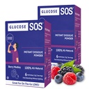 자연적인 Dextrose, 빠른 흡수를 가진 포도당 SOS 포도당 분말 소포 즉 즉시 물 필요 없음으로 입에 용해, Berry Medley 12 서빙