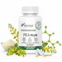 뉴질랜드 - Palmitoylethanolamide 600mg + Luteolin - Micronized Pea 보충제 - 120 Vegan 캡슐