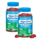 Digestive Advantage Prebiotic Fiber Supplement Strawberry flavor Gummies for Women & Men Digestive Health, 성인 일반 및 Gut Health, 60 카운트 (2 팩)