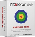 Intoleran Quatrase Forte Digestive Enzymes - 36 캡슐 | FODMAP Intolerance를 위한 높게 투약 | Digest Lactose and Complex Carbohydrates* | Pure & Vegan | Low FODMAP