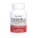 FruitFast CherryFlex 100 % Red Tart Organic Cherry Concentrate Supplement - Chewable Softgel - 60 Count - Non-GMO 및 글루텐 무료 - 건강한 관절 기능 향상 *