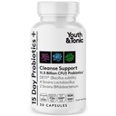 Probiotic Supplement for 15 Day Cleanse | 여성 남성 성인을 위한 선반 안정 프로바이오틱스 제공